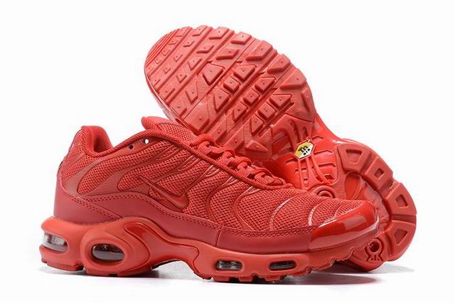 Nike Air Max Plus Tn Men's Running Shoes All Red-20 - Click Image to Close